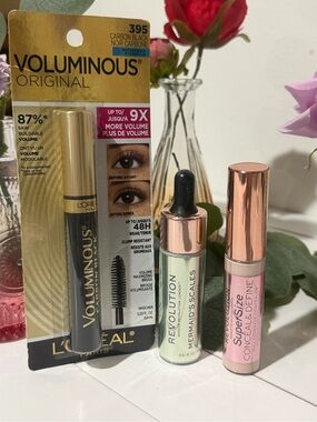 Loreal Mascara, Revolution Concealer and Highlighter - ALL NEW!